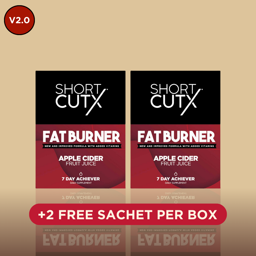 Bundle of 4 Teh Tarik Slimming Tea + Fat Burner Apple Cider Fruit Ju