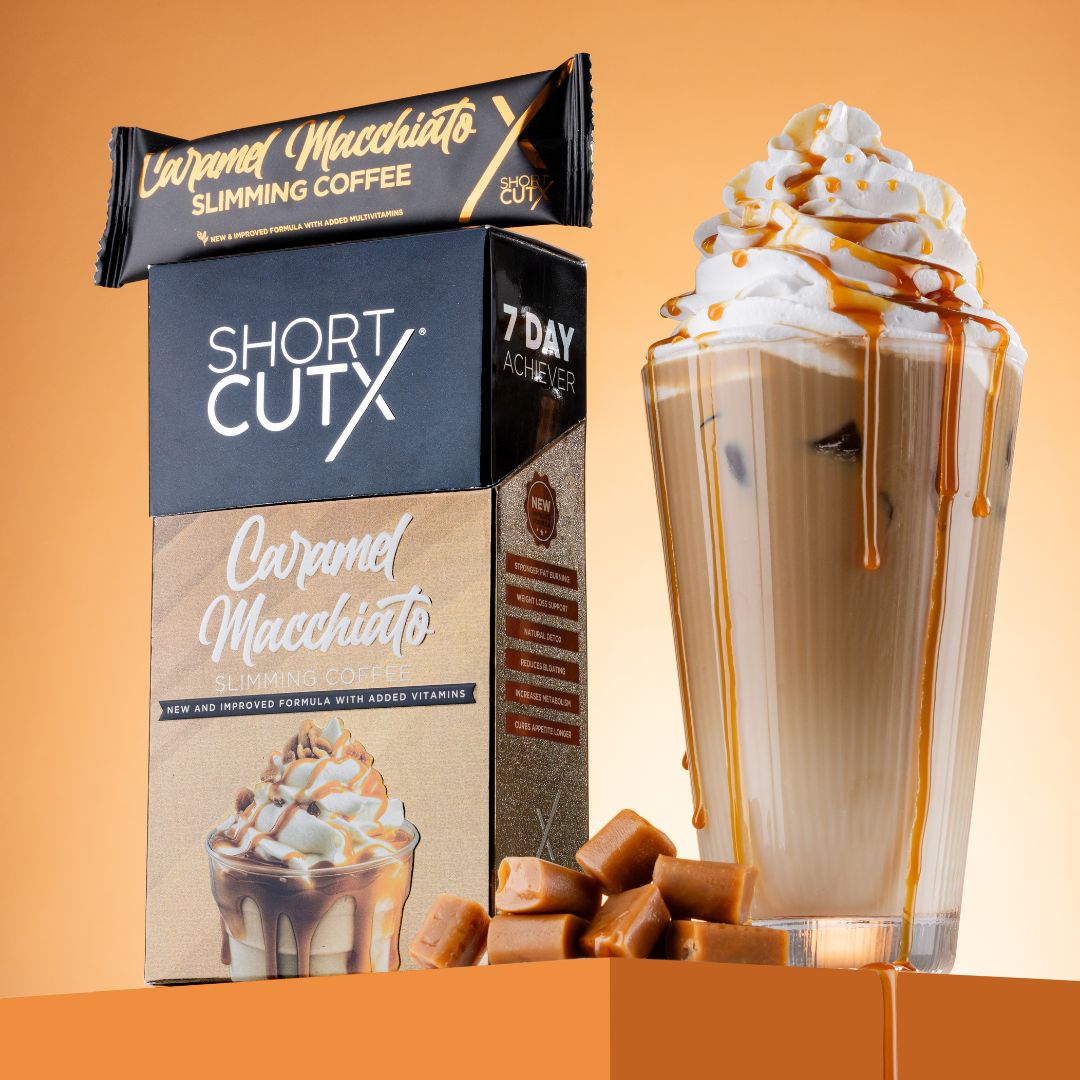 【Caramel Macchiato】 Frozen Bean Caramel Macchiato Deluxe Frappe Coffee Mix, 21
